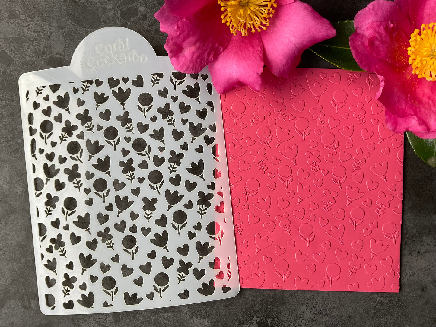 Spring Meadow Stencil ST028