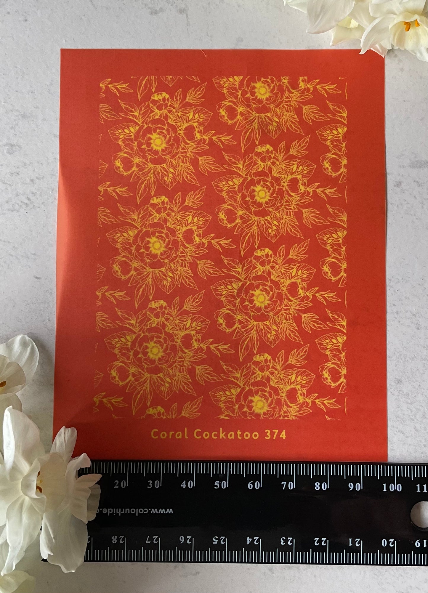 Peony Bouquet Silkscreen 374