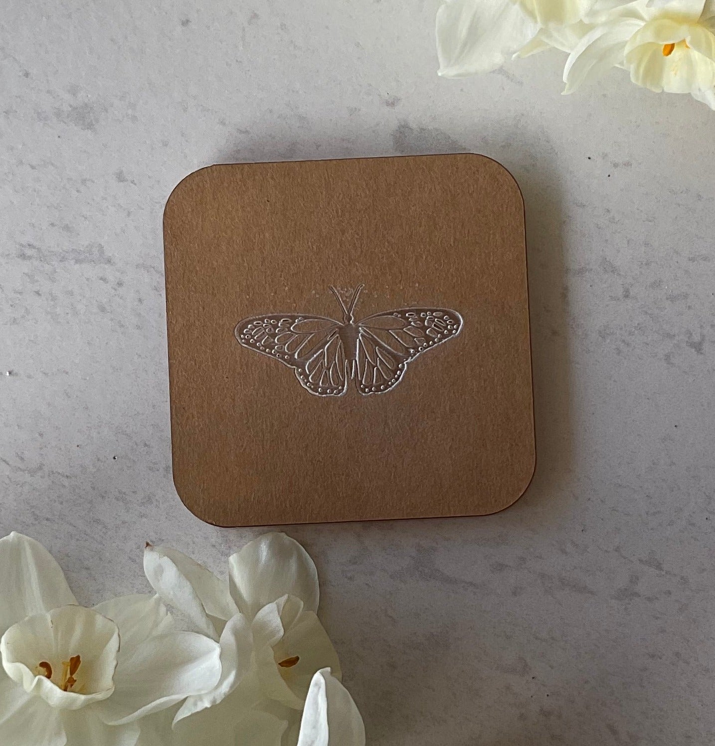 Fritillary Butterfly Acrylic Texture Stamp