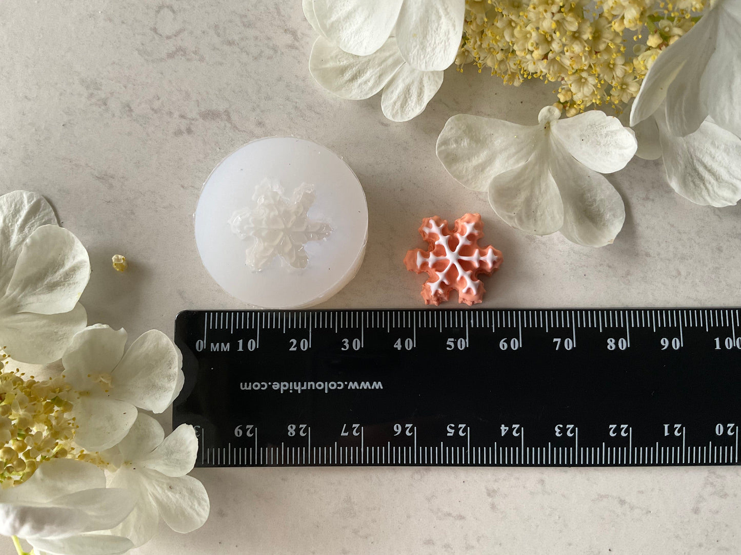 Christmas Gingerbread Snowflake Silicone Mold