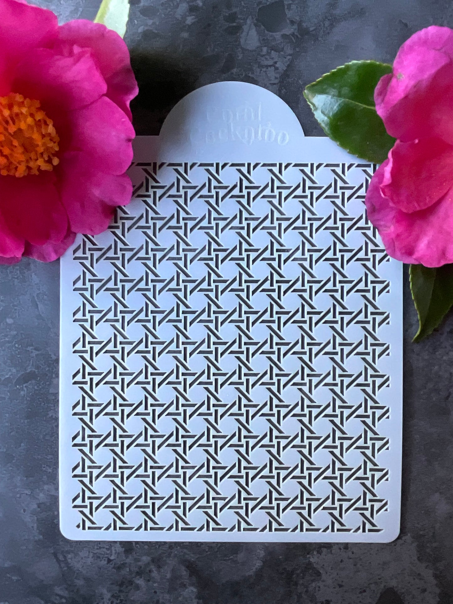 Wicker Rattan Original Stencil ST007