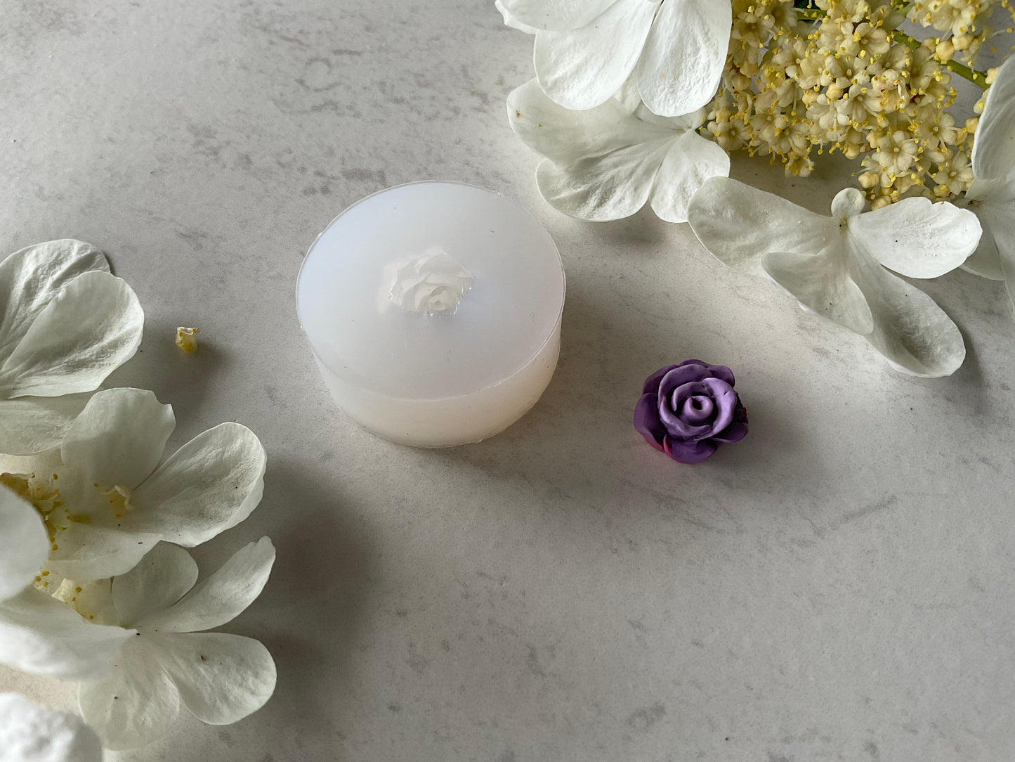 Mini Rose Flower Silicone Mold