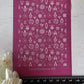 Ornate Tribal Symbols Silkscreen 373