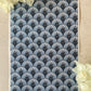 Art Deco Palm Scallops Only in Denim Blue Collab Colour Water Soluble Transfer - Me Oh My Graphics x Coral Cockatoo 26