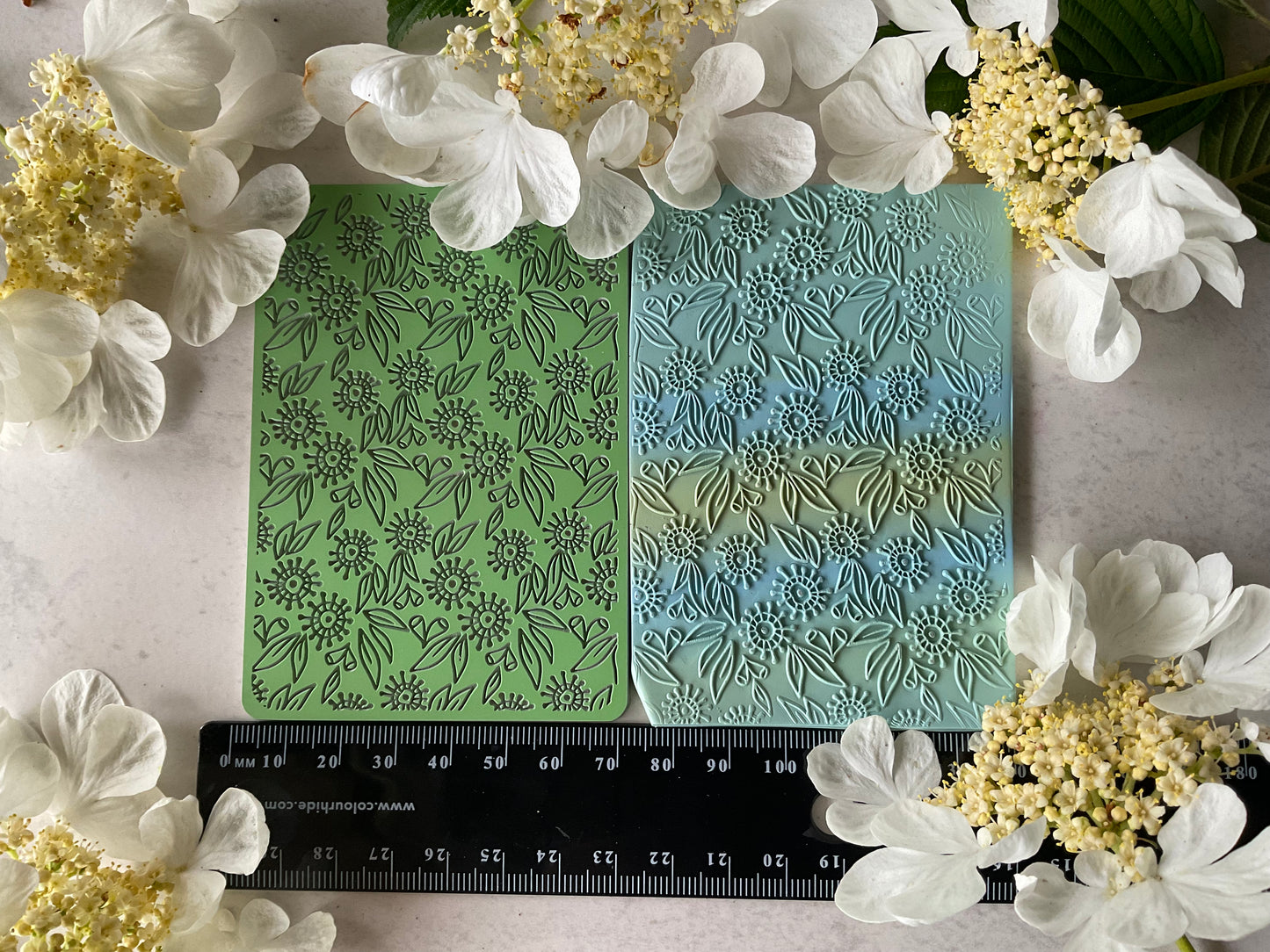 Fiona's Blooming Eucalyptus Blossoms Texture Mat