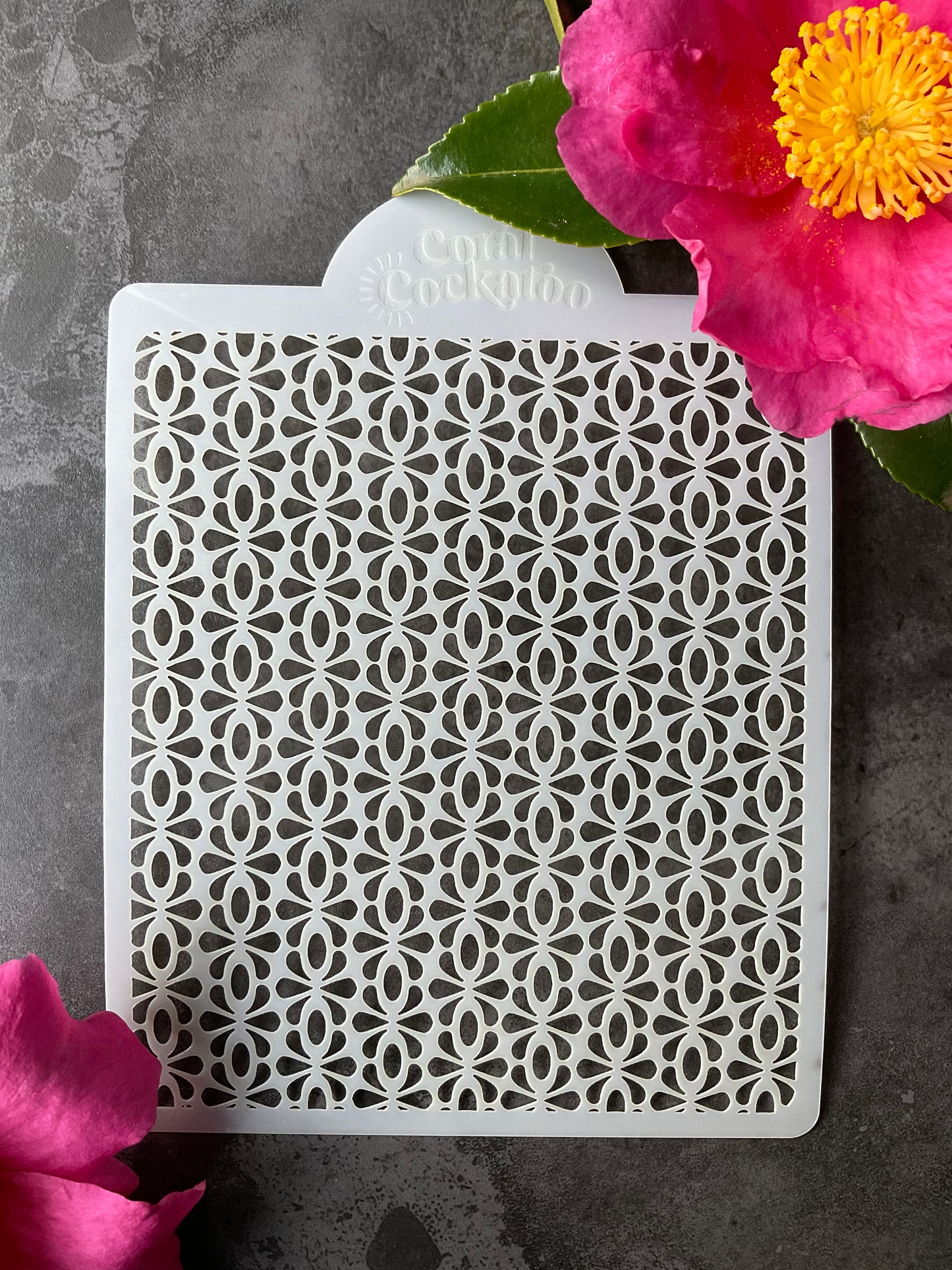 Mini Deco Florals Stencil ST022