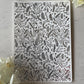 Christmas Flora Silver Foil Water Transfer 090