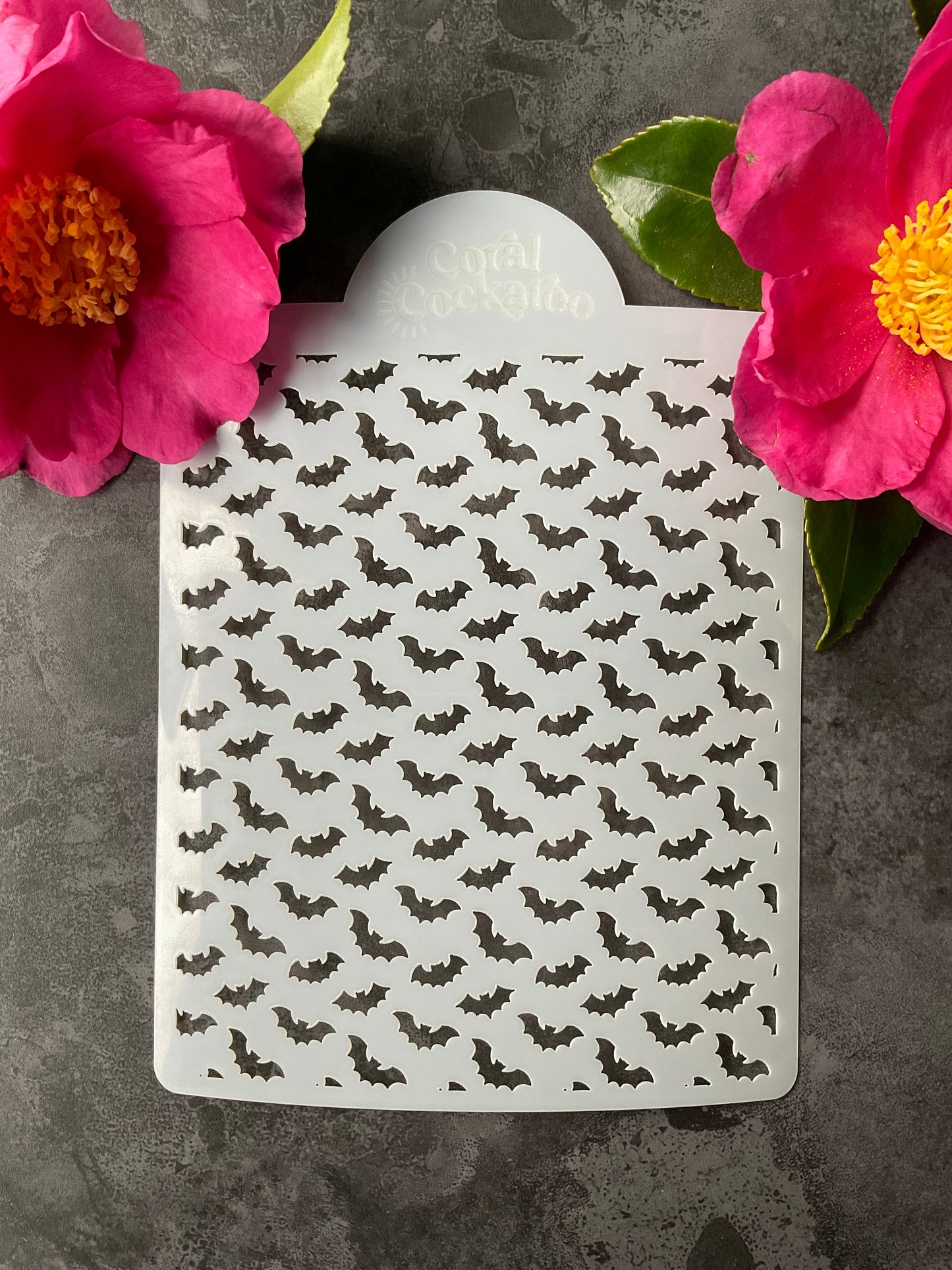 Ditsy Spooky Halloween Bats Stencil ST049