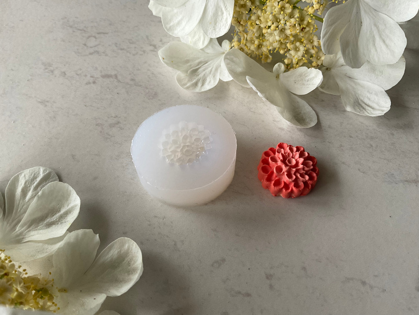 18 mm Chrysanthemum Flower Silicone Mold