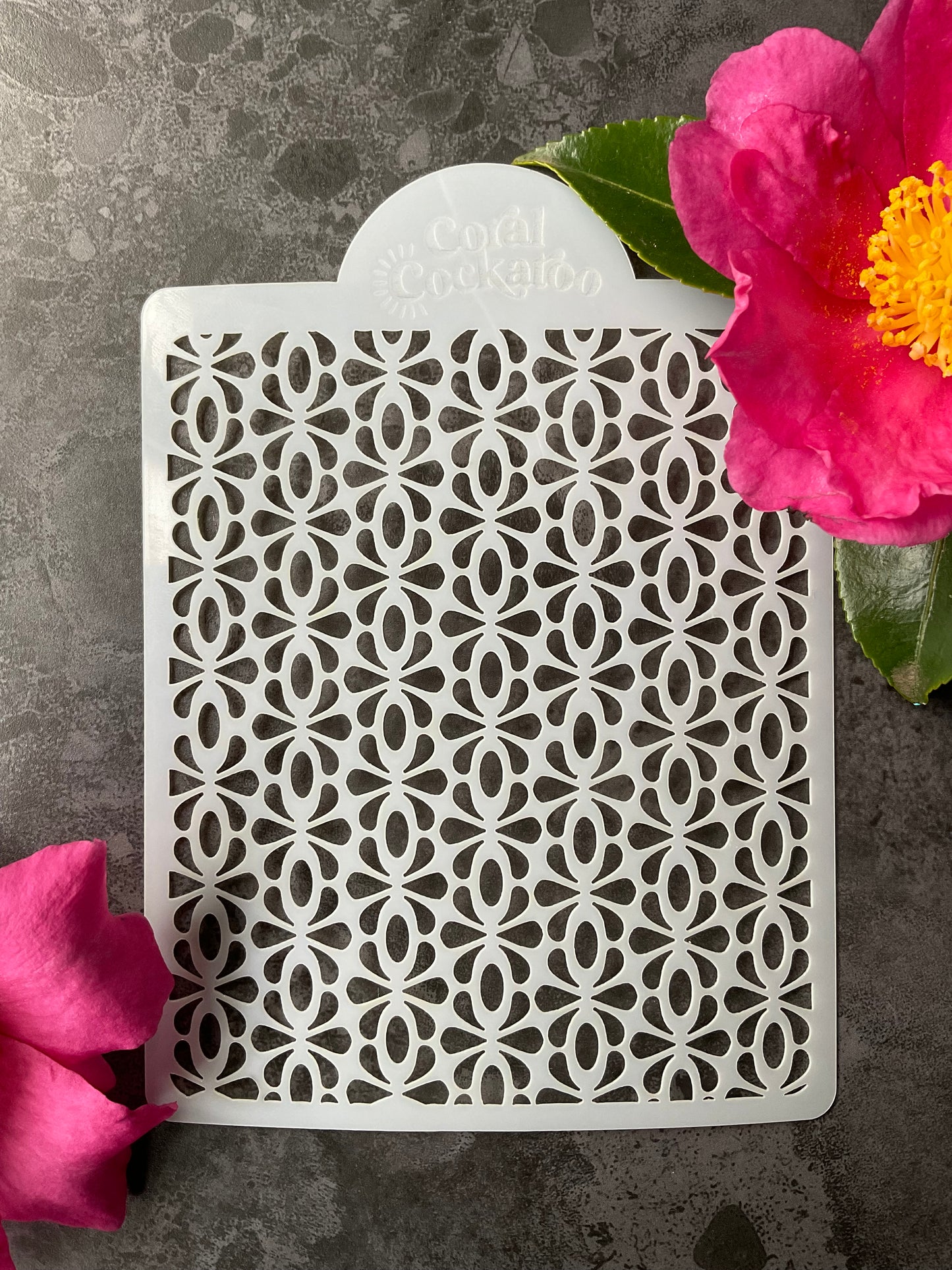 Deco Florals Original Stencil ST023