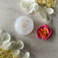 28 mm Flowering Rose Flower Silicone Mold