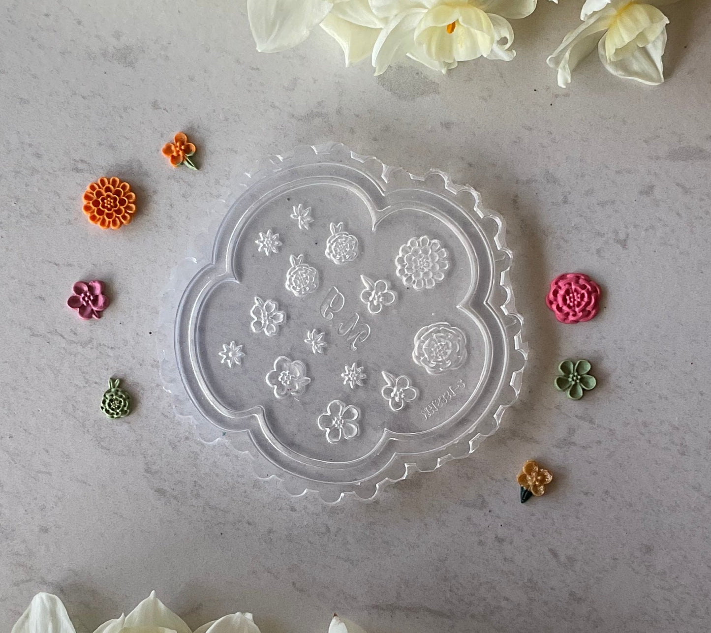 Flower Bouquet Floral Miniature Silicone Mold 014