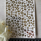 Contemporary Bohemian Florals Gold Foil Water Transfer 085