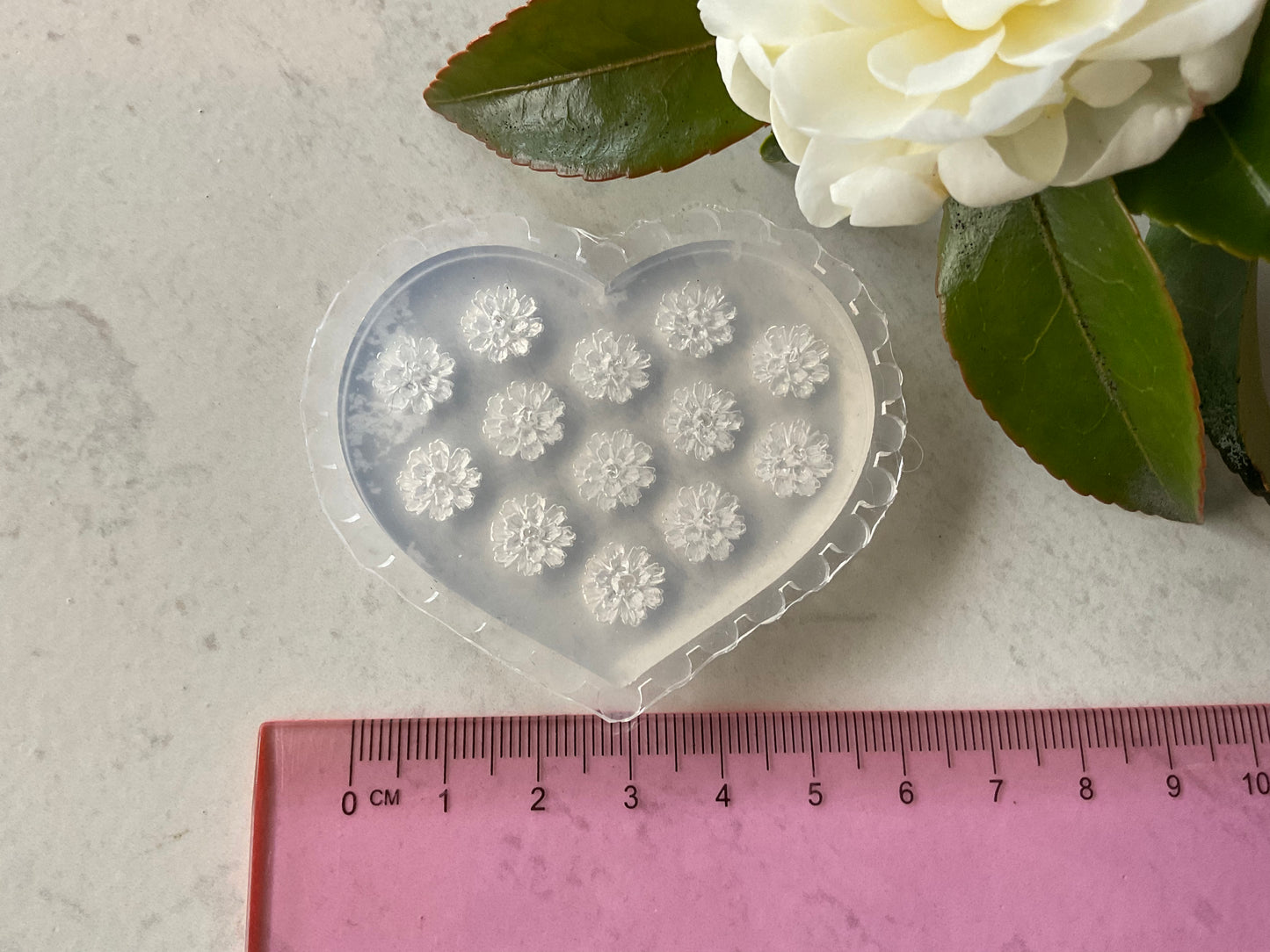 Chrysanthemums Floral Miniature Silicone Mold 008