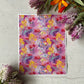 Watercolour Australian Botanicals Patterns - Pastel-  Colour Water Soluble Transfer 028