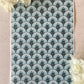 Art Deco Palm Scallops Only in Sky Blue Collab Colour Water Soluble Transfer - Me Oh My Graphics x Coral Cockatoo 25