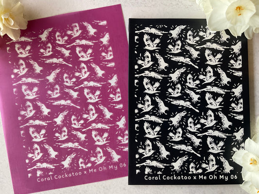 Flying Ravens Collab Silkscreen - Me Oh My Graphics x Coral Cockatoo 06