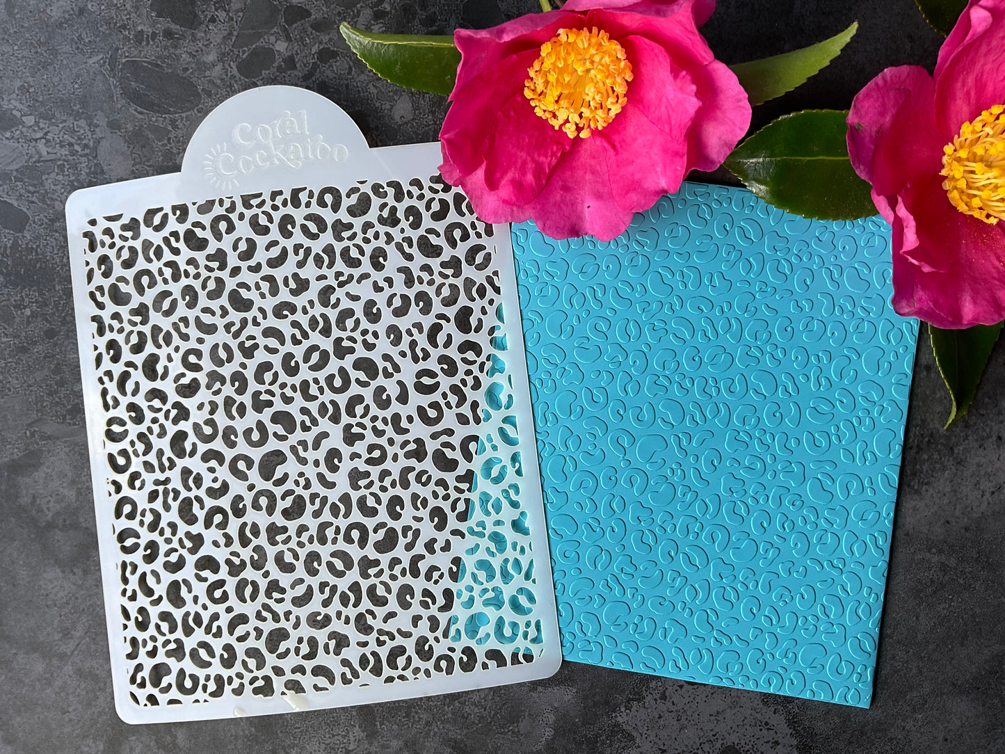 Leopard Spots Mini Stencil ST035
