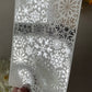 Intricate Snowflakes Silver Foil Water Transfer 091