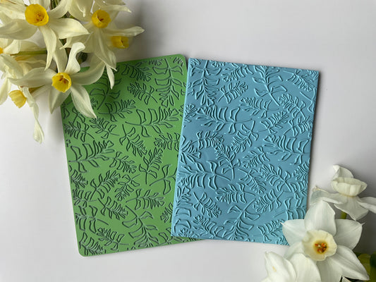 Ditsy Monoline Ferns Texture Mat 072