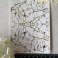 Intricate Marble Crackles Gold Foil Water Transfer 088