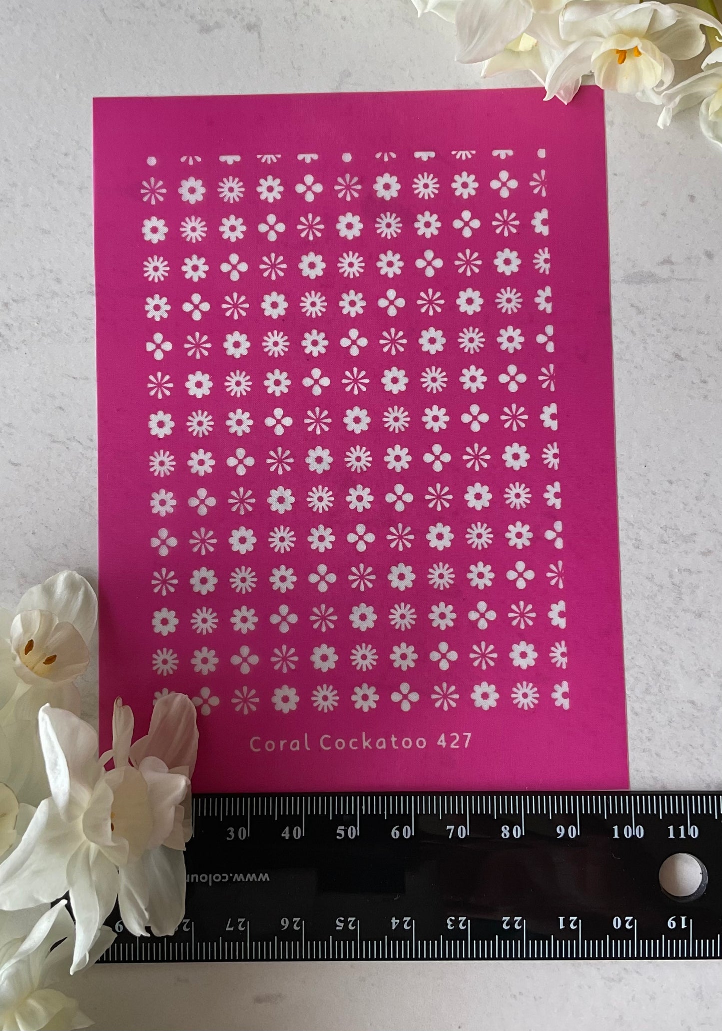 Polka Dot Florals Silkscreen 427