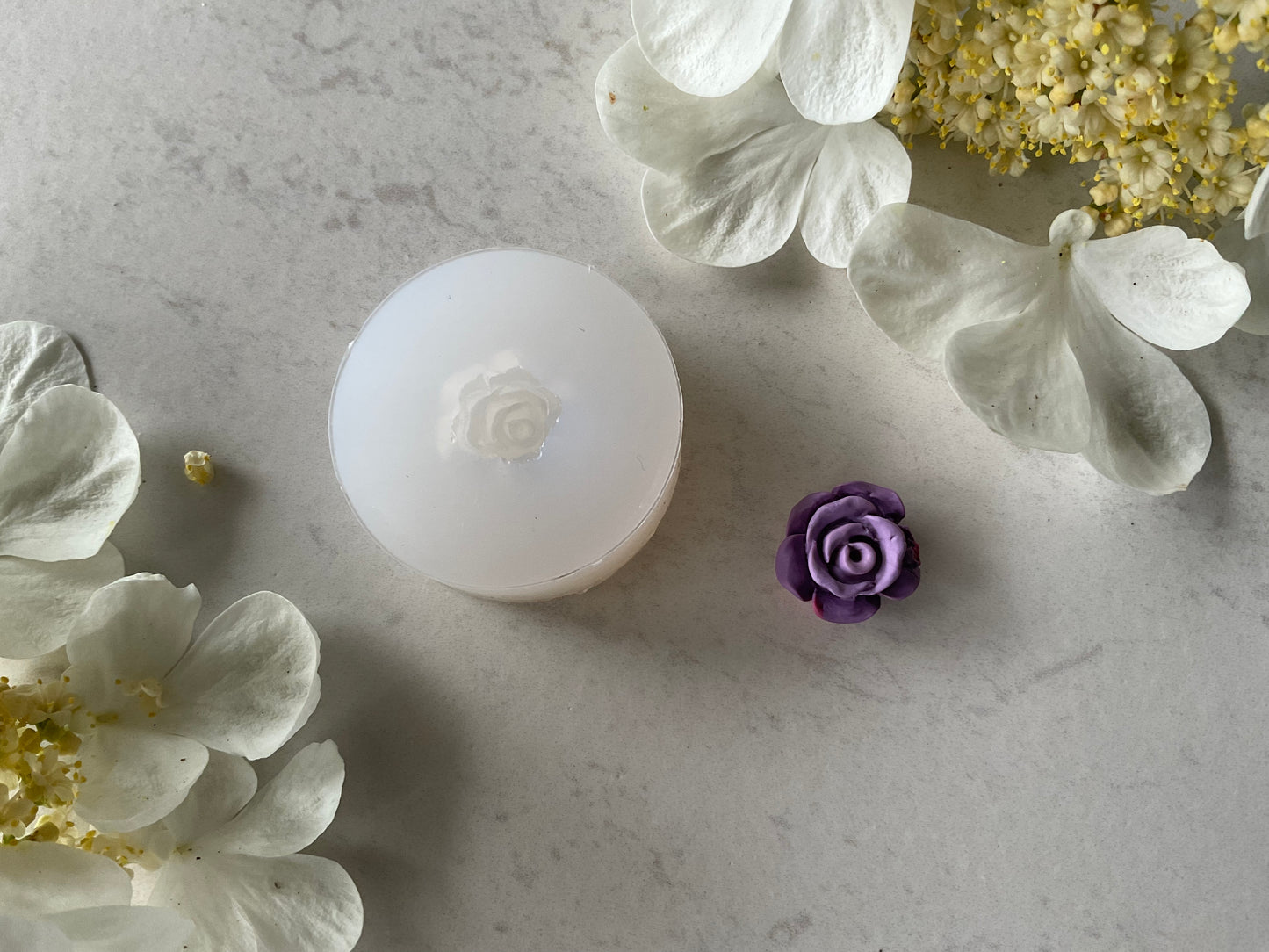 Mini Rose Flower Silicone Mold