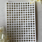 Polka Dot Flowers Gold Foil 063