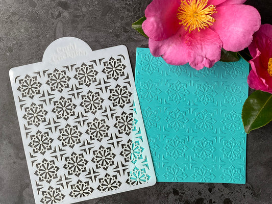 Boho Mandala Sun Tiles Stencil ST009