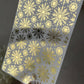 Floral Snowflakes Gold Foil 066