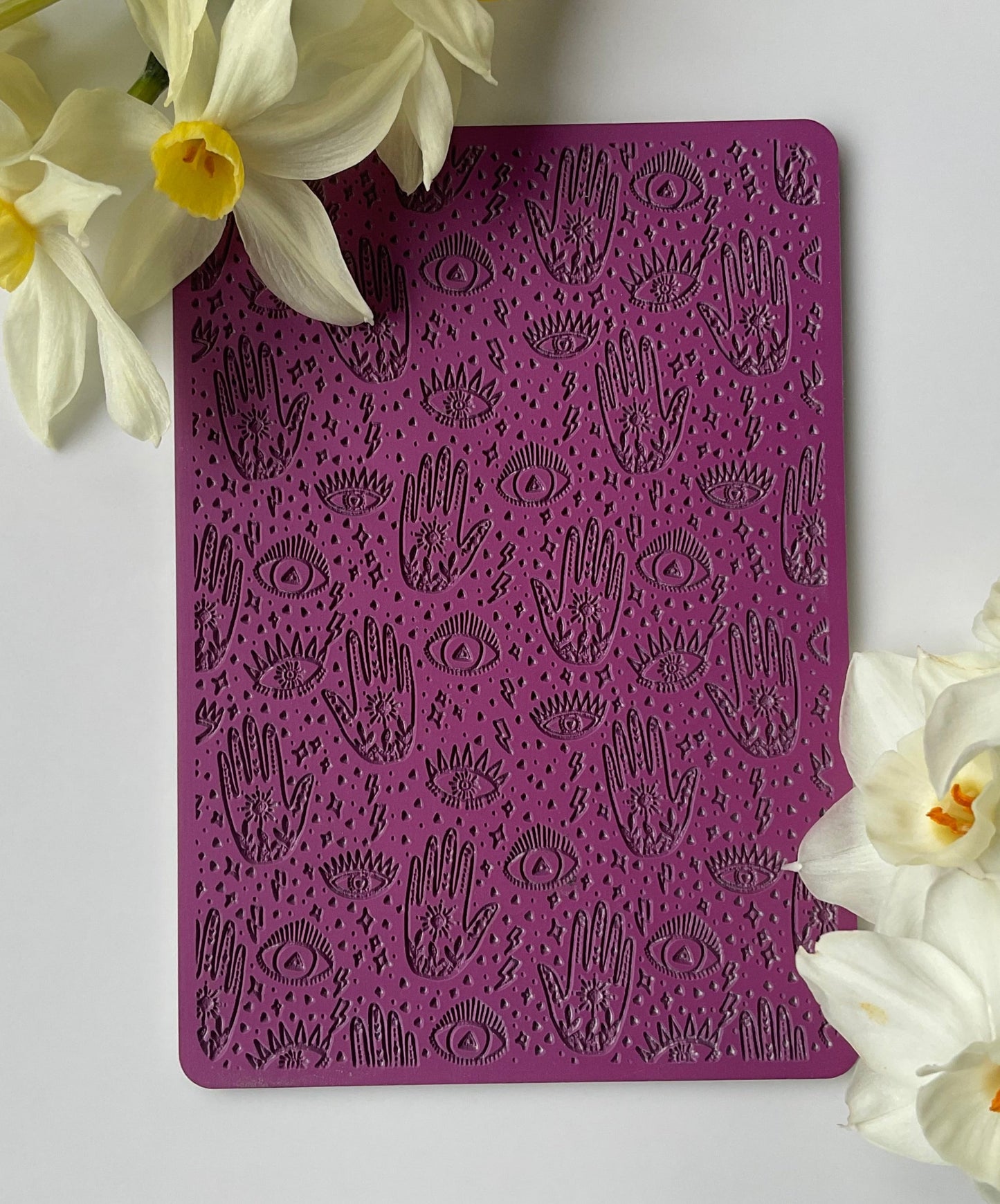 Floral Palmistry Texture Mat 060