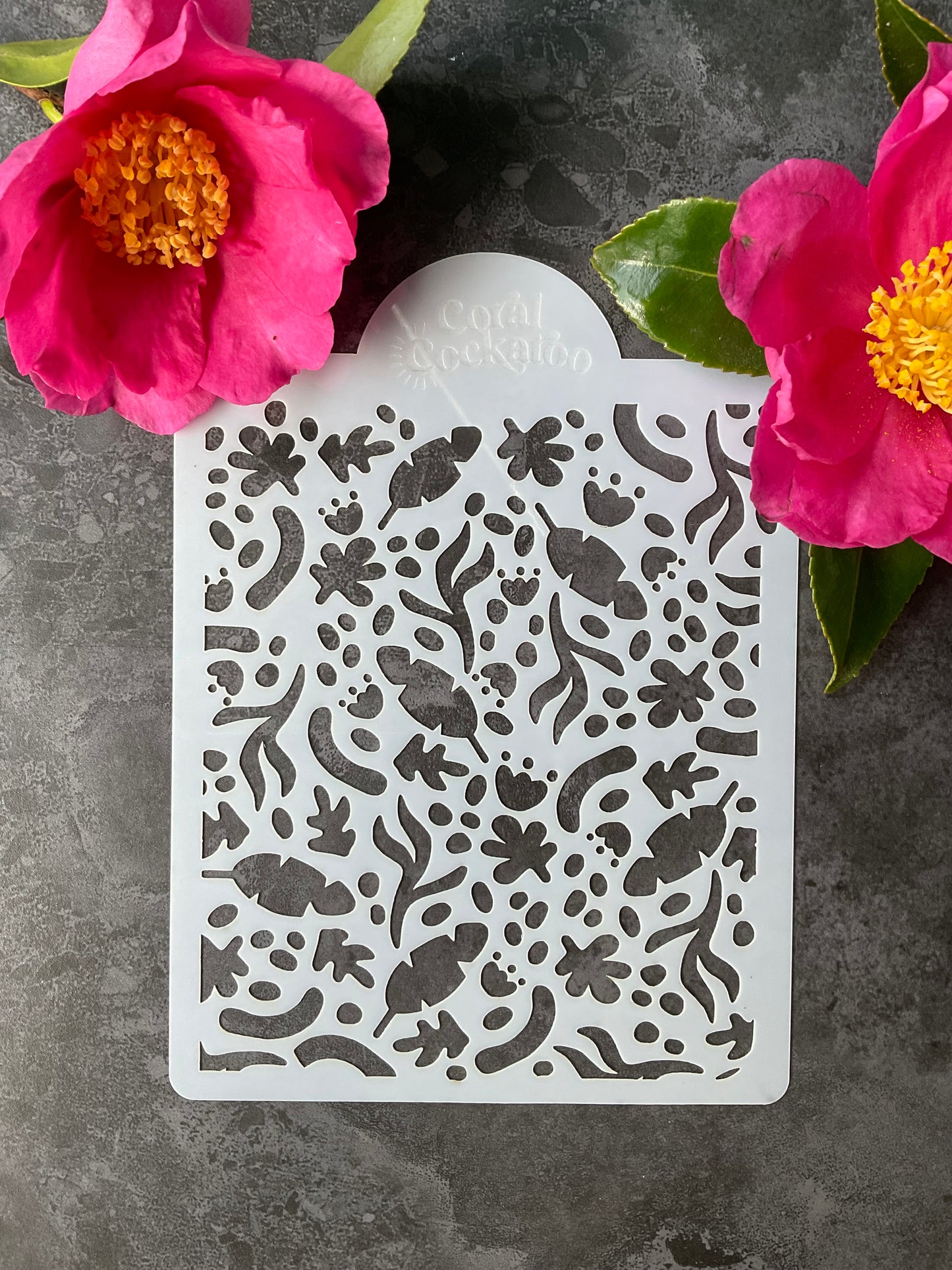 Jungle Foliage Stencil ST034