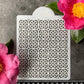 Star Flower Burst Tiles Stencil ST012