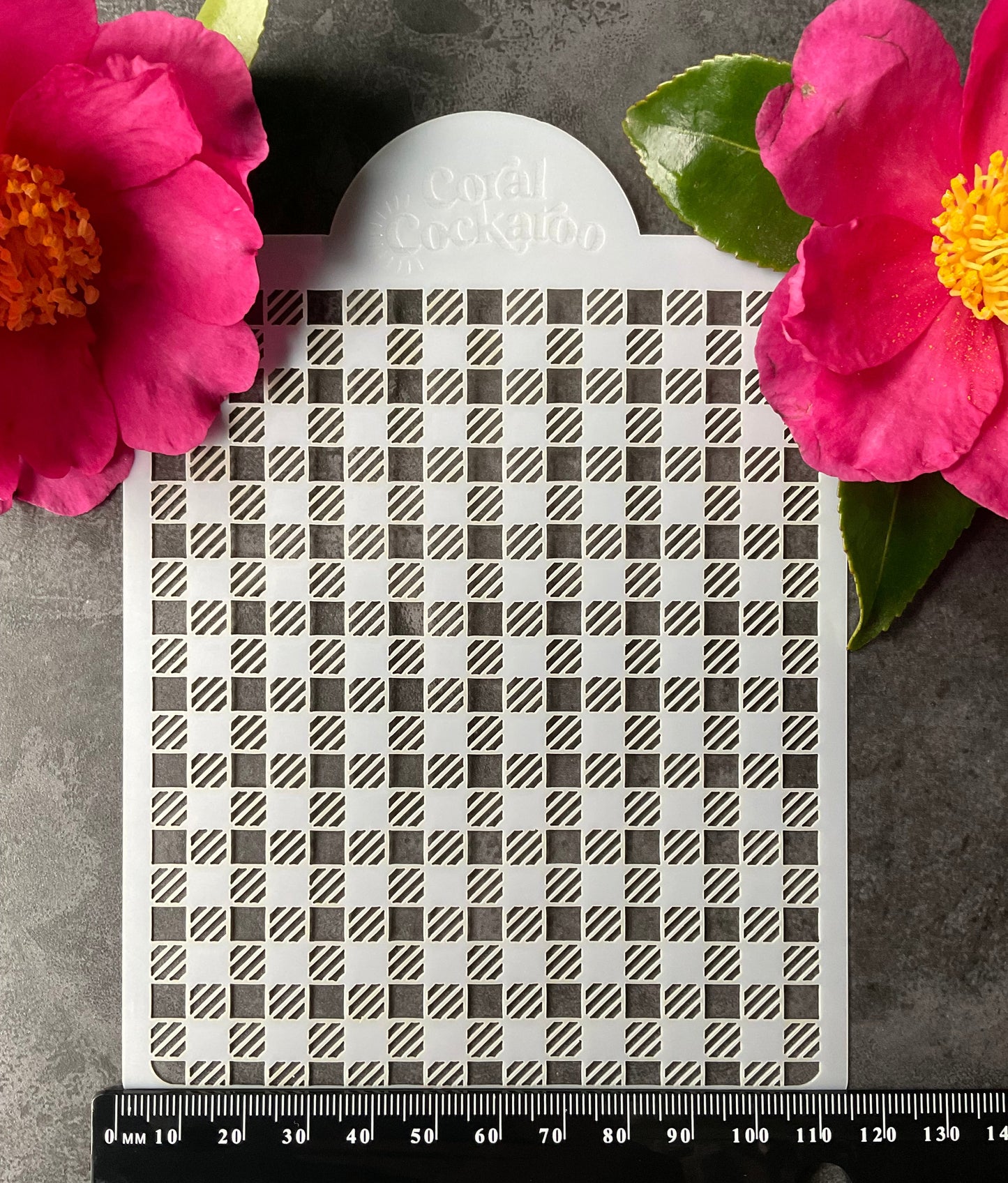 Gingham Stencil ST002