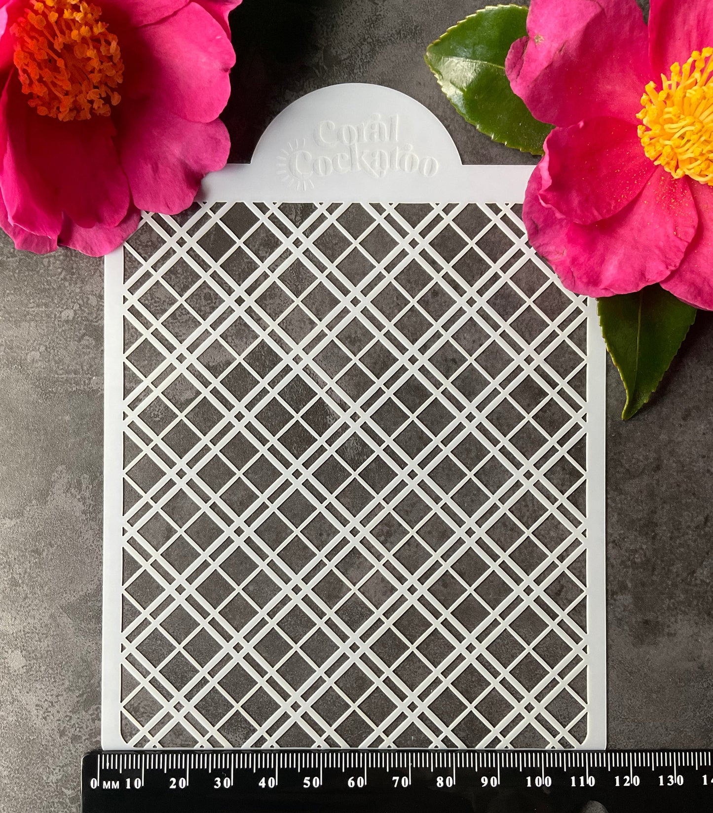 Plaid Stencil ST001