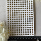 Polka Dot Flowers Gold Foil 063