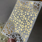 Contemporary Bohemian Florals Gold Foil Water Transfer 085