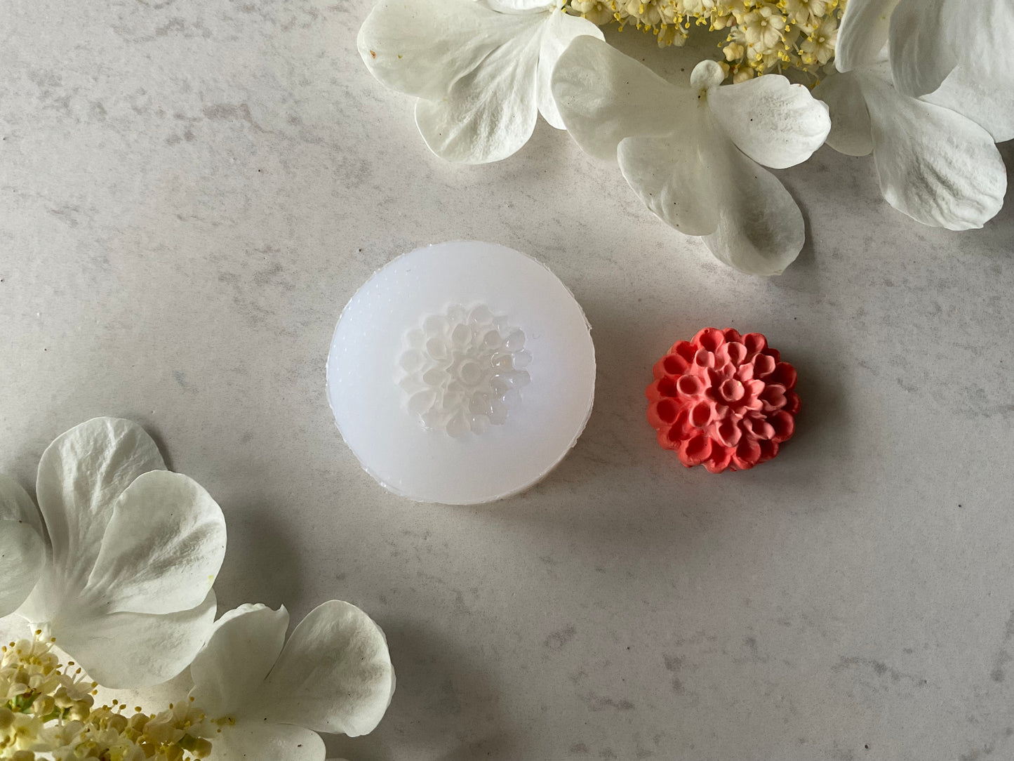 18 mm Chrysanthemum Flower Silicone Mold