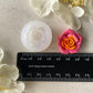 28 mm Flowering Rose Flower Silicone Mold