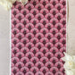 Art Deco Palm Scallops Only in Ravishing Raspberry Collab Colour Water Soluble Transfer - Me Oh My Graphics x Coral Cockatoo 27