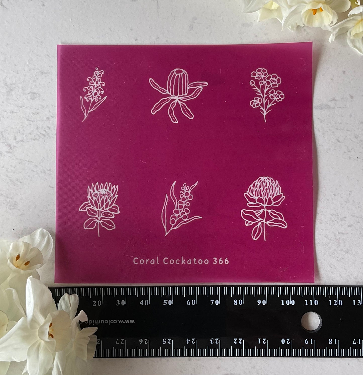 Australian Birth Flowers July - December  Silkscreen 366