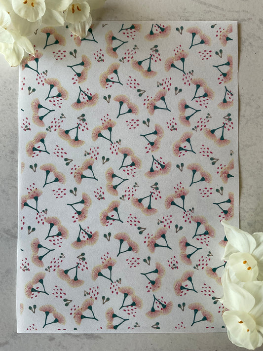 Pretty Dancing Gum Blossoms Collab Colour Water Soluble Transfer - Me Oh My Graphics x Coral Cockatoo 14