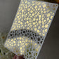 Celestial Floral Blooms Gold Foil Water Transfer 084