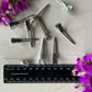 Silver Colour Coated Barrette Hair Clip 45mm Long 10pcs