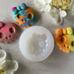 Large Cute Kawaii Skull With Bow Silicone Mold