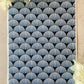 Art Deco Fan Scallops Only in Denim Blue Collab Colour Water Soluble Transfer - Me Oh My Graphics x Coral Cockatoo 31