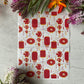 Lunar New Year Patterns Colour Water Soluble Transfer 017