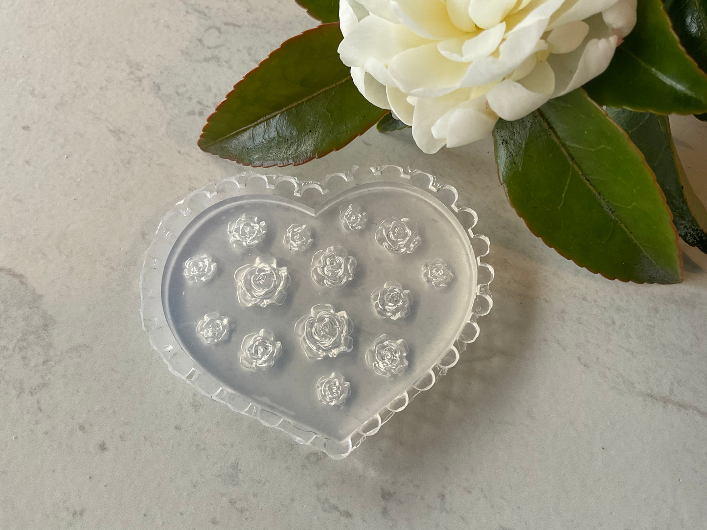 Roses Floral Miniature Silicone Mold 013