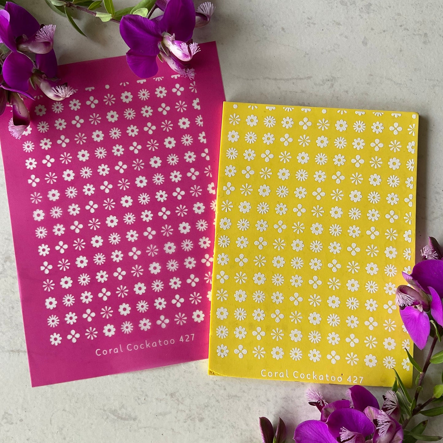 Polka Dot Florals Silkscreen 427