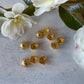 Gold Plated 11mm Large Flower Centre Stamens 10 Pieces